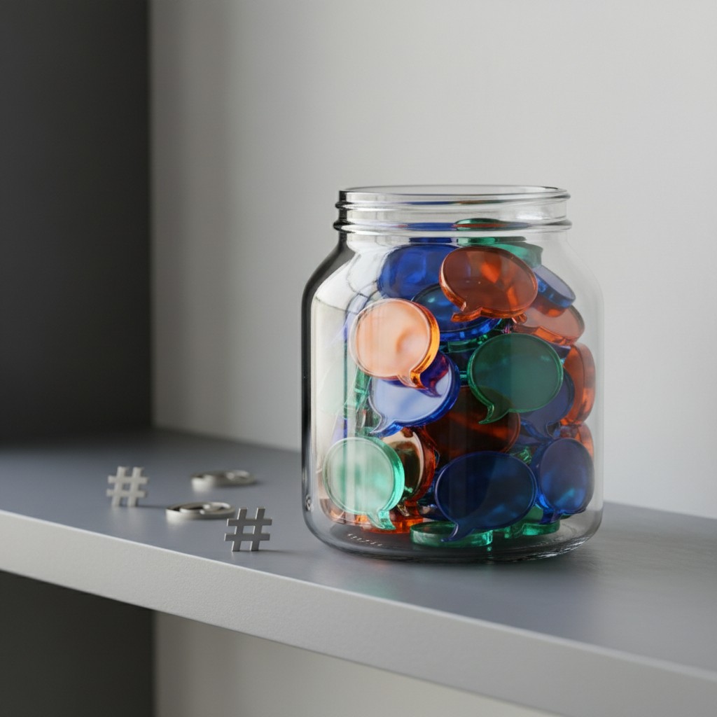 A bowl of marbles on the counter.
